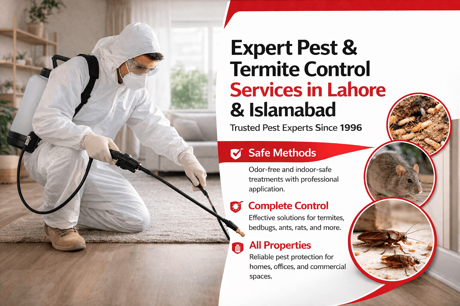 Expert pest and termite control services